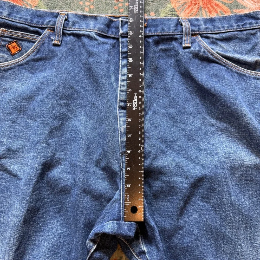 Wrangler FR Flame Resistant Relaxed Fit Jeans Dark Wash Blue 40x30 HRC2 2112